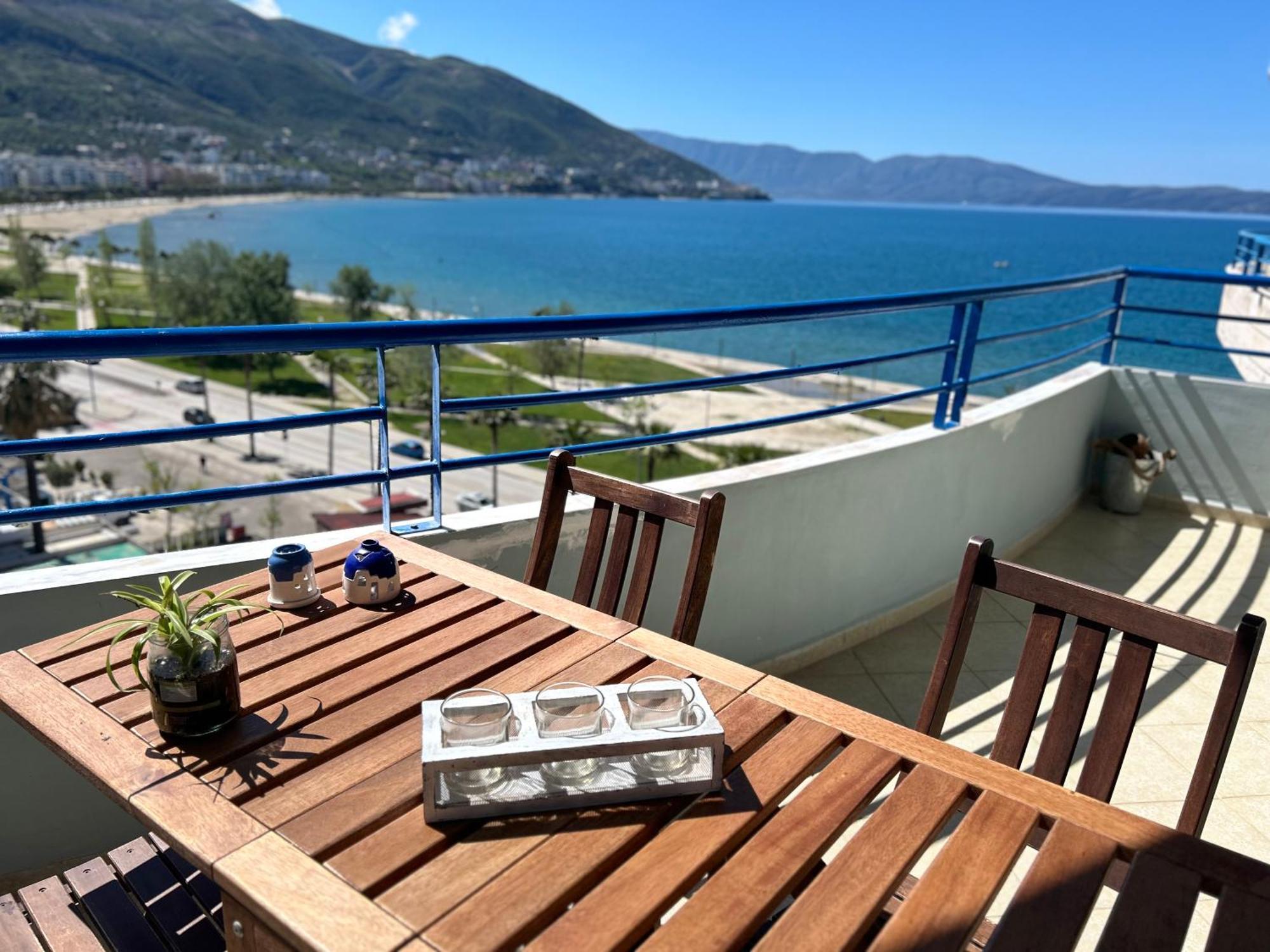 VlorëCasa Con Vista Mareアパートメント エクステリア 写真